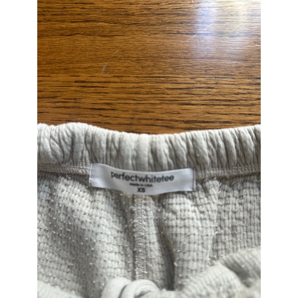 Perfectwhitetee Jones Joggers Chalk Color NWT XS - Picture 6 of 9